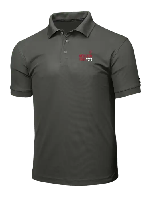 OGIO Medium Grey Caliber 2.0 Polo w/Reclaim Your Vote Logo