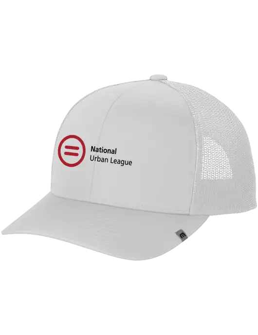 TravisMathew White Cruz Trucker Cap w/National Urban League Logo