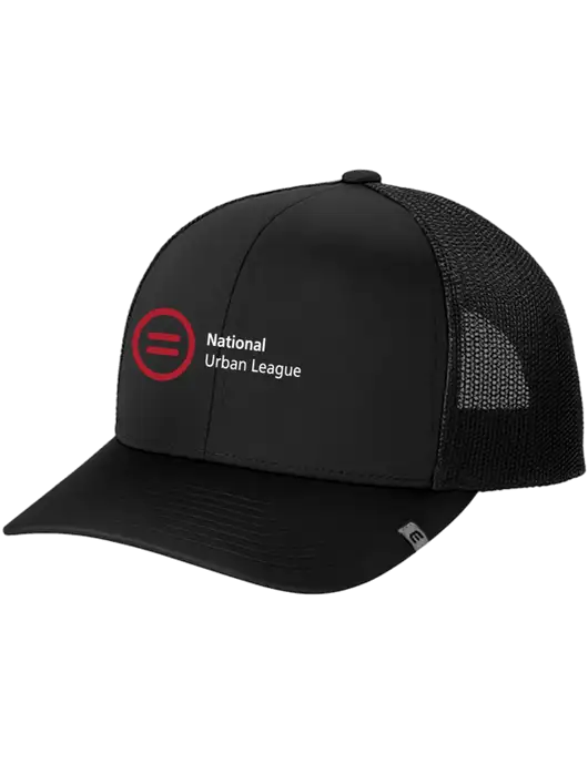 TravisMathew Black Cruz Trucker Cap w/National Urban League Logo