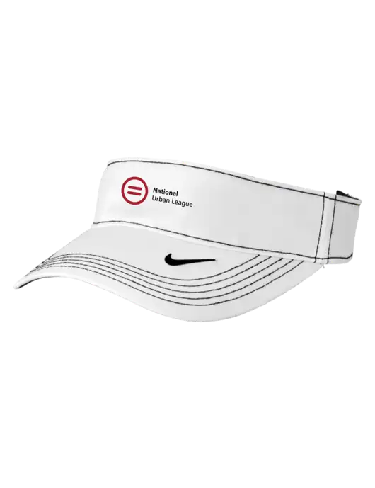 Nike White Dri-FIT Ace Visor w/National Urban League Logo