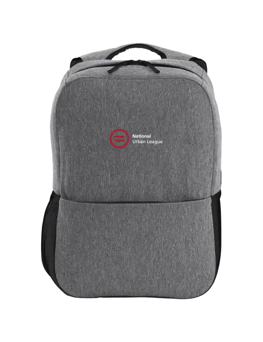 Access Square Laptop Graphite Heather/Black Backpack w/National Urban League Logo