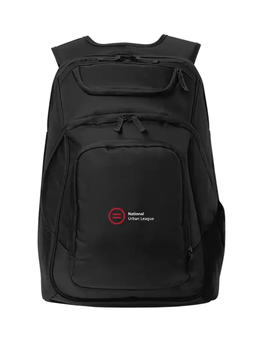 Executive Black Laptop Backpack w/National Urban League Logo