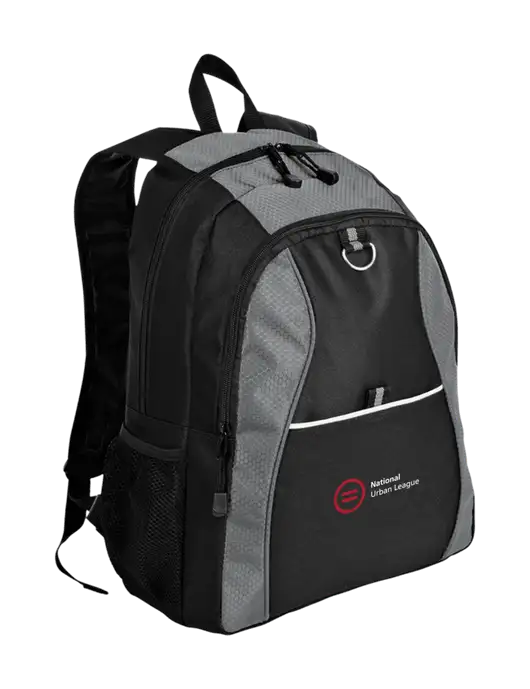 Honeycomb Grey/Black Backpack w/National Urban League Logo