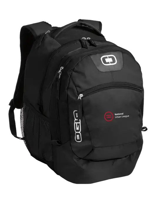 OGIO Black Rogue Pack
 w/National Urban League Logo