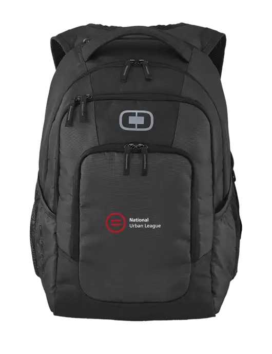 OGIO Diesel Grey Logan Laptop Backpack
 w/National Urban League Logo
