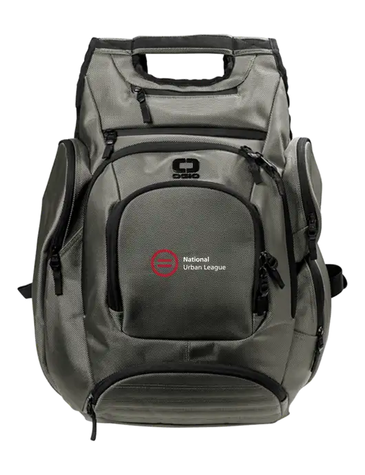 OGIO Medium Grey Metro Ballistic Laptop Backpack w/National Urban League Logo