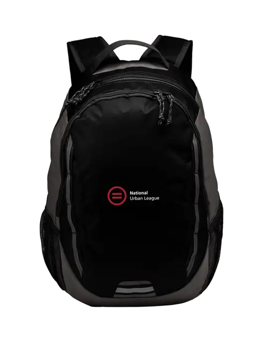 Ridge Black/Dark Charcoal Laptop Backpack w/National Urban League Logo