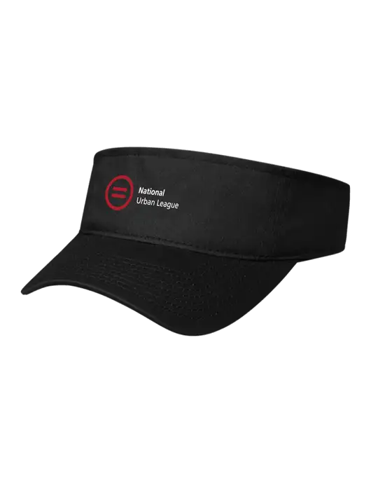 Black Cap Visor w/National Urban League Logo