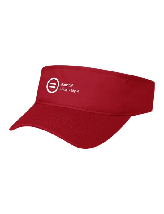 Red Cap Visor w/National Urban League Logo