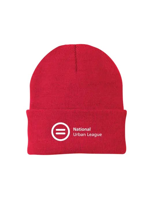Red Knit Cap w/National Urban League Logo