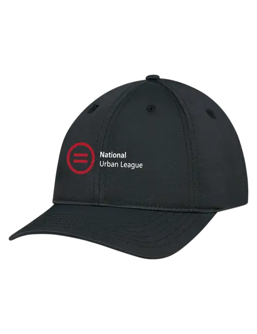 Black Nylon Twill Performance Cap w/National Urban League Logo