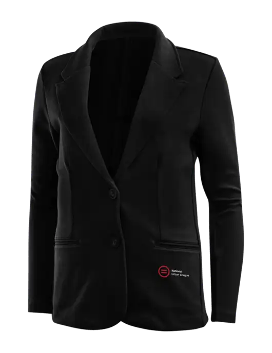 Black Womens Knit Blazer w/National Urban League Logo