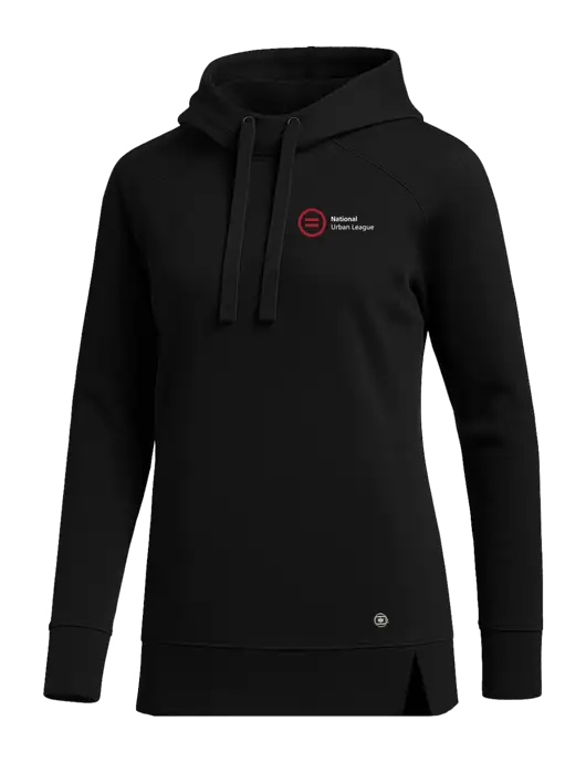 OGIO Black Womens Luuma Pullover Fleece Hoodie w/National Urban League Logo