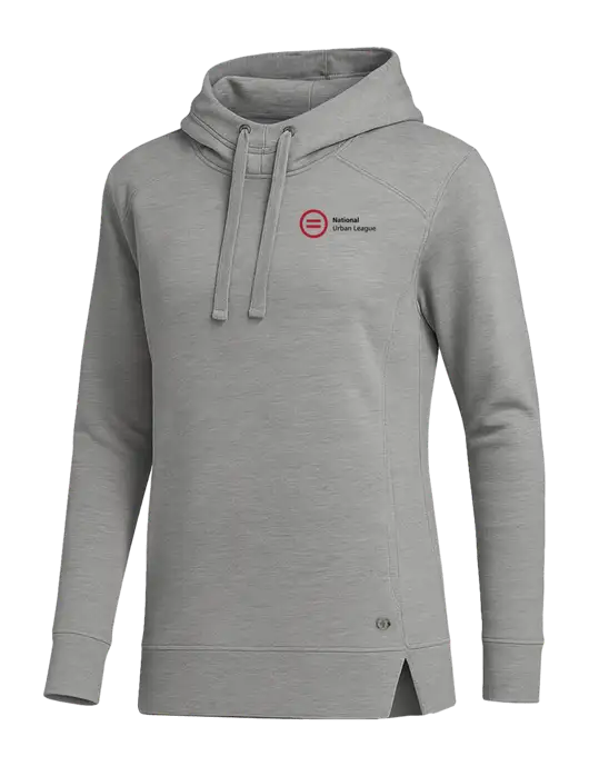 OGIO Heather Grey Womens Luuma Pullover Fleece Hoodie w/National Urban League Logo